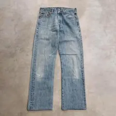 リーバイス501 Levis W30 ブルーデニム 青 00s ヒゲ 18958