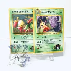 ポケモンカード 旧裏 エリカのマダツボミ エリカのウツドンのサムネイル