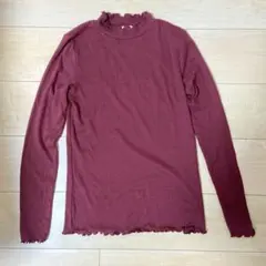 【本日まで】薄手長袖シャツ　赤