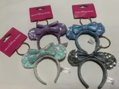 ディズニー カチューシャ キーチェーン 4個セット