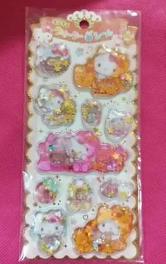 【国内正規品】キティ キラキラウォーターinシール サンリオ