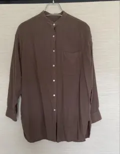 JOURNAL STANDARD relumeリヨセル製品染めバンドカラーシャツ