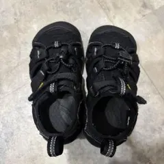 KEEN ブラック サンダル ニューポート 15センチ