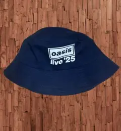 新品未着用　OASIS live '25 バケットハット ネイビー　オアシス