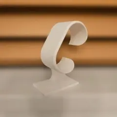 【白い】プラスチック製時計スタンド 1個