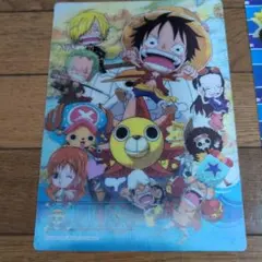 ワンピース　3D　浮き出て見える　下敷き