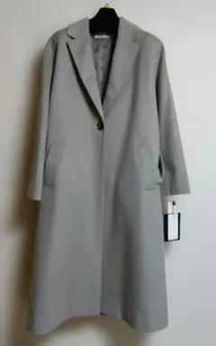 セオリーリュクス ダブルフェイスコート カシミヤ混 38 グレー - メルカリ
