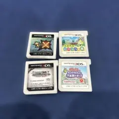 任天堂　3DS カセット　ソフト　太鼓の達人　モンハン　どうぶつの森　進撃の巨人