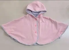 ミキハウス mikihouse リバーシブルポンチョ　フリー70～90cm