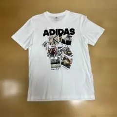 adidas グラフィックプリント 半袖Tシャツ M