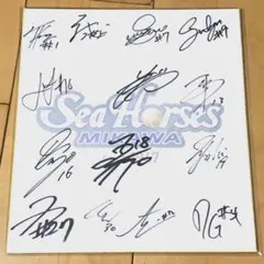 Bリーグ シーホース三河 2025-26 全選手直筆サイン色紙 B.LEAGUE 2026年最新】シーホース三河 サインの人気アイテム - メルカリ