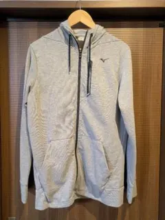 Mizuno フルジップパーカー 2XL グレーのサムネイル