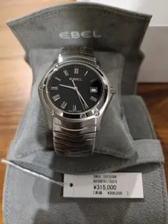 碧海様専用エベル EBEL クラシックウェーブ XL 9255F51 黒文字盤のサムネイル