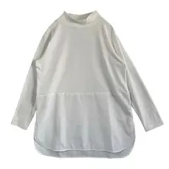 【chocol raffine robe】切替プルオーバー 白 長袖 Fのサムネイル