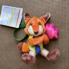 ディズニー　ズートピア　ニックぬいぐるみチャーム　肉球アイスキャンディー