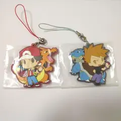 ポケモントレーナーズ ラバーストラップ レッド グリーン 2点 ポケモントレーナーズ ラバーストラップ レッド グリーン 2点 - メルカリ