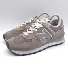 new balance ニューバランス スニーカー 23cm グレー スエードのサムネイル