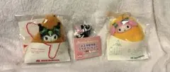 モスバーガー　マイメロクロミ　マスコットキーホルダー　マイメロコフィギュアセット