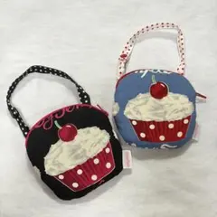 新品未使用 Shirley Temple カップケーキ柄 ポーチ 2点セット