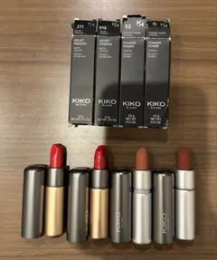 KIKO MILANO 口紅 新品3本 + 1回使用のみ1本の合計4本セットのサムネイル