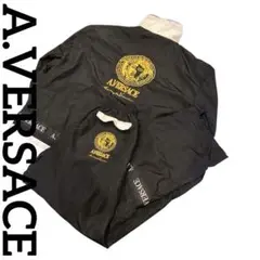 "A. VERSACE " BLACK x WHITE ナイロンセットアップ