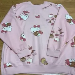ハローキティ トレーナー 裏起毛 Mサイズ