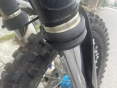 YAMAHA YZ125X YZ250X 用 フォークアウターガード 艶消し黒のサムネイル