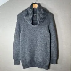 ✨アルパカ50% dix-sept カウルネック ニット チュニック M