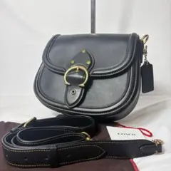 ♡希少美品♡オールドコーチ ショルダーバッグ 2way ターンロック 黒
