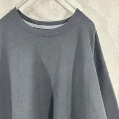 プレーン【FRUIT OF THE LOOM】 無地 ブラック 古着スウェット