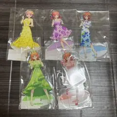 五等分の花嫁　アクリルスタンド フルーツパフェ　一花 ニ乃 三玖 四葉 五月