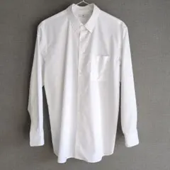2025 ユニクロ＋J ブロードシャツ/M/WHITE