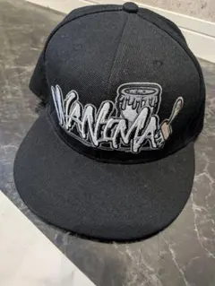 WANIMA×LEFLAH ロゴ スナップバックキャップ 黒