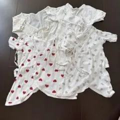 新生児　ベビー肌着　コンビ肌着　長肌着　50 60