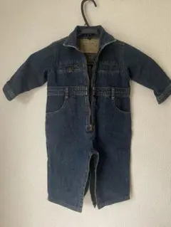 デニムロンパース 90サイズ　秋服