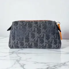 ディオール　Dior フライトライン　デニム　バニティポーチ　化粧ポーチ 2025年最新】ディオール デニム ポーチの人気アイテム - メルカリ