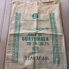 グァテマラコーヒー豆の麻袋②