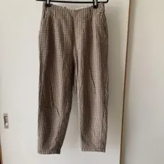 earth ギンガムチェックパンツ