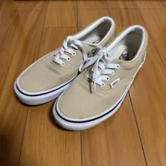 VANS スニーカー スリッポン 25cm ベージュ