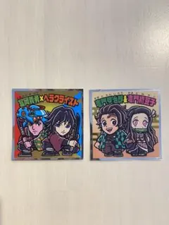 鬼滅の刃マンチョコ ビックリマンシール