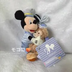 香港ディズニー　春　セーラー　 ミッキーとダッフィー　ぬいぐるみキーチェーン