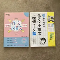 高校入試対策　作文、小論文　参考書　2冊セット