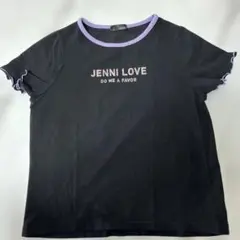 JENNI LOVE 黒 Tシャツ フリル袖 140