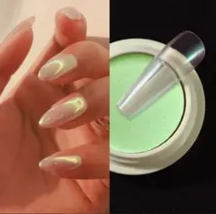 オーロラ　ネイルパウダー　虹色ネイル　パウダー　ミラー　マーメイド　ネオンネイル