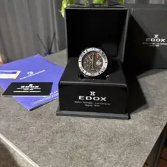 極美品】EDOX CLASS1 クロノオフショア 自動巻き 付属品完備 訳あり 