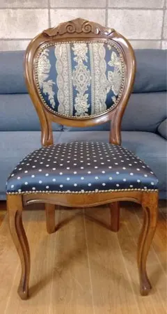 フランスアンティーク猫脚ダイニングチェア/椅子イス/籐ラタン(90-190-3) フランスアンティーク猫脚ダイニングチェア/椅子イス/籐ラタン