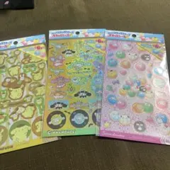 ポムポムプリン・シナモロール サンリオ　キラッとシール