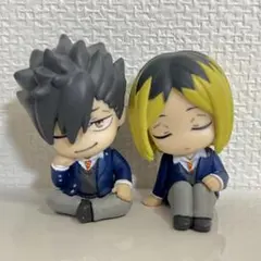 ハイキュー　黒尾鉄朗　孤爪研磨　肩ズンFig 制服　フィギュアのサムネイル