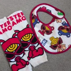 ヒスミニ☆ベビーレッグウォーマーとスタイ