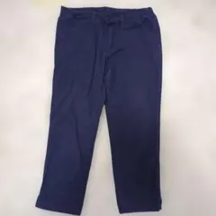 FELISSIMO ゆったり感 ネイビー カジュアルパンツ LL